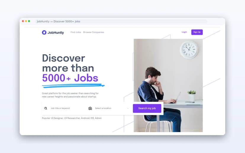 JobHuntly - platform pencari pekerjaan dan pencari karyawan