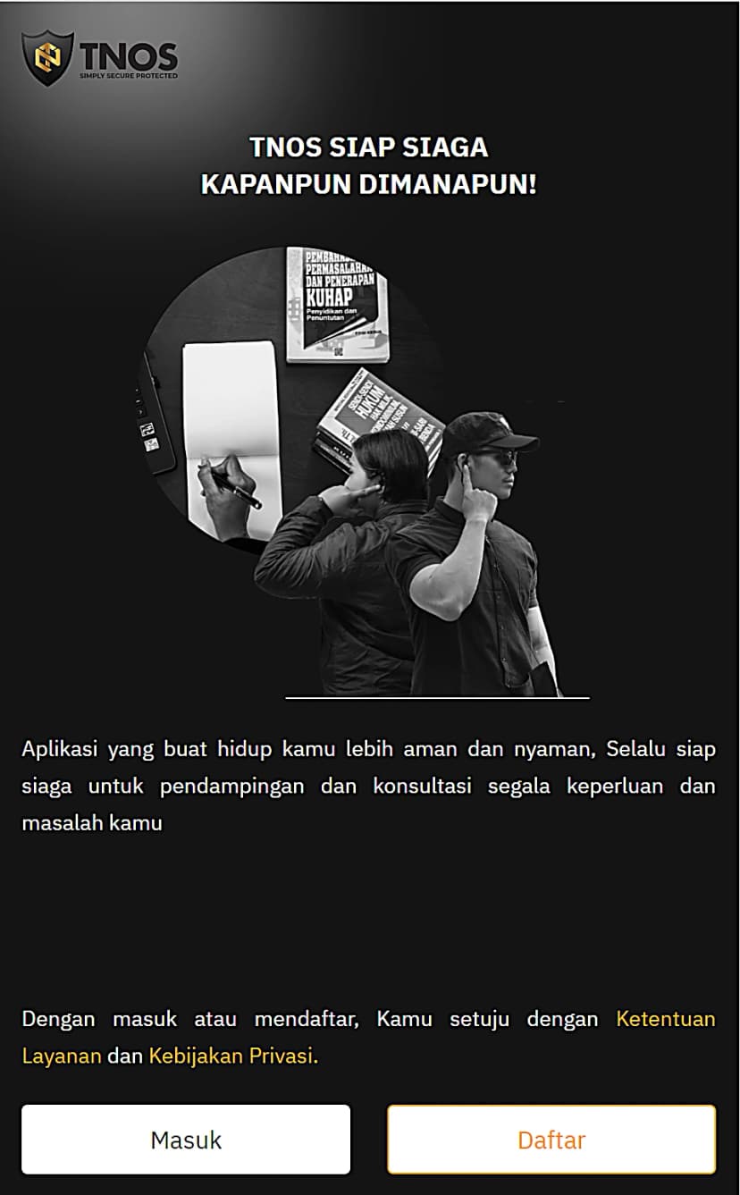 PWA TNOS App - Layanan dan pendukung TNOS App